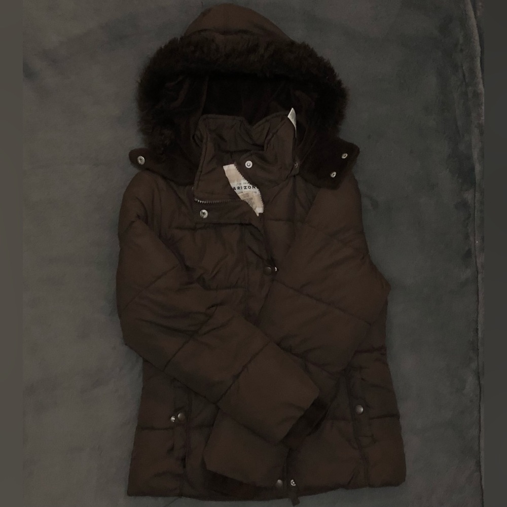 Arizona brown puffer jacket